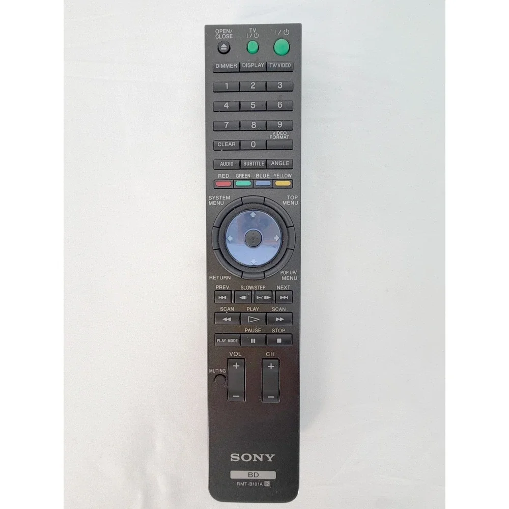 Sony RMT-B101A Blu-ray Disc Player Remote Control Genuine OEM Replacement 105-15